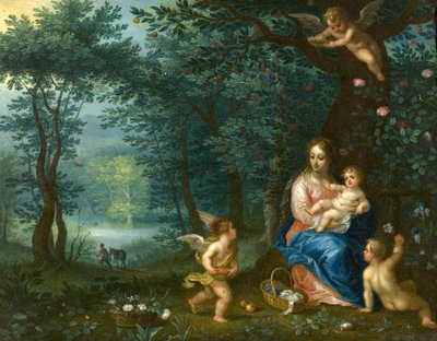 The Rest on the Flight into Egypt by Jan and Balen Brueghel